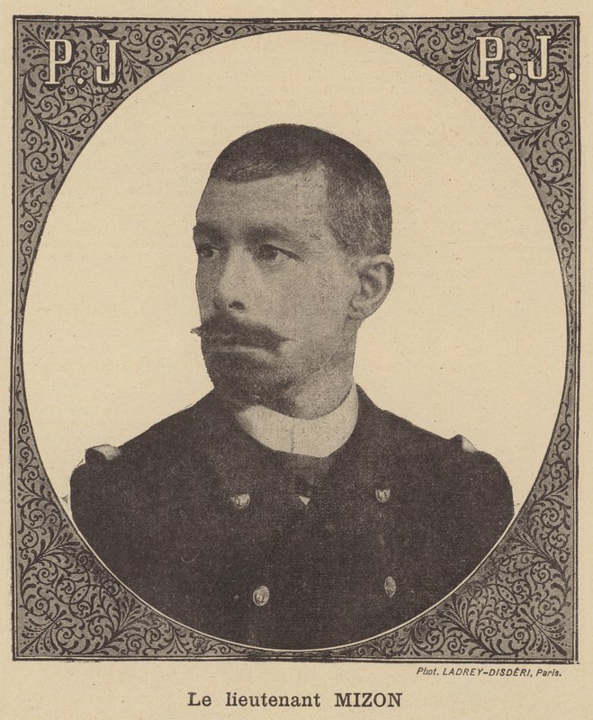 Antoine Mizon, francuski oficer marynarki, badacz i administrator kolonialny autorstwa French School