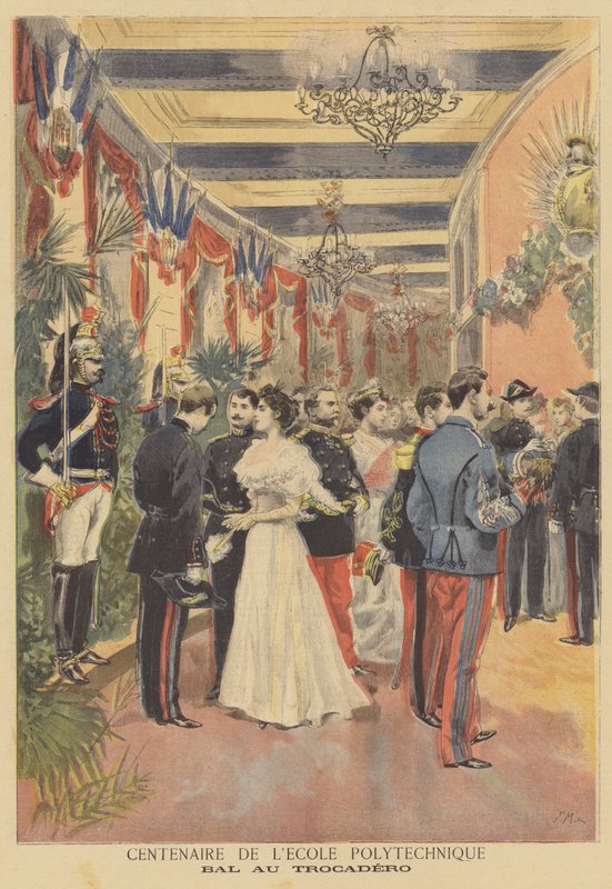 Bal w Trocadero z okazji stulecia Ecole Polytechnique autorstwa French School