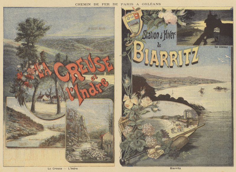 Creuse, Indre i Biarritz autorstwa French School