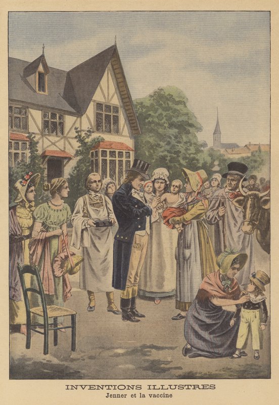 Szczepionka przeciw ospie Edwarda Jennera autorstwa French School
