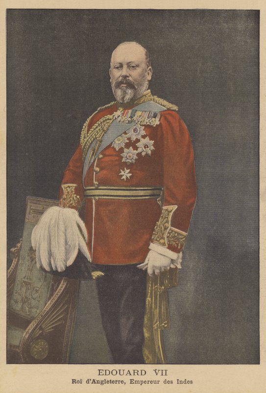Edward VII, król Wielkiej Brytanii i cesarz Indii autorstwa French School