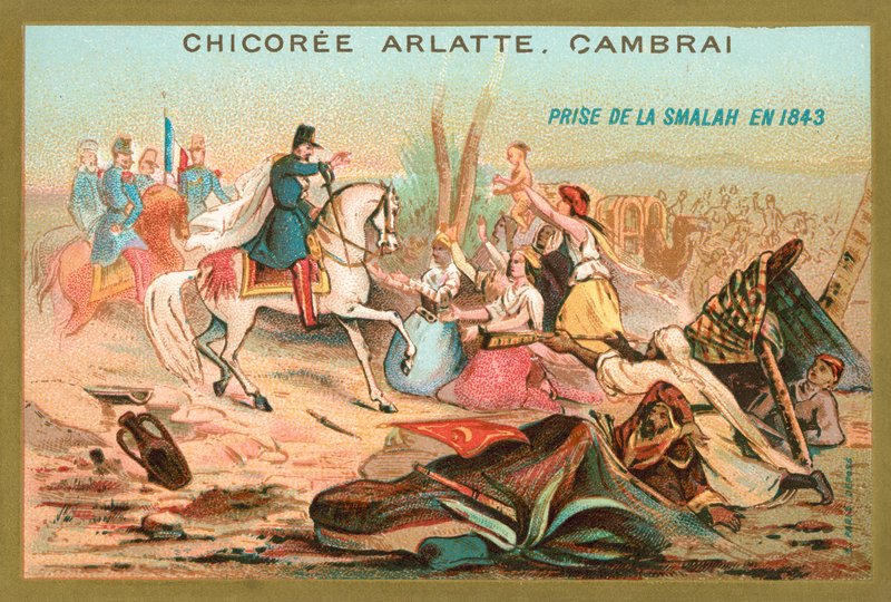 Wojska francuskie zdobywają smala Abdelkader, Algieria, 1843 autorstwa French School