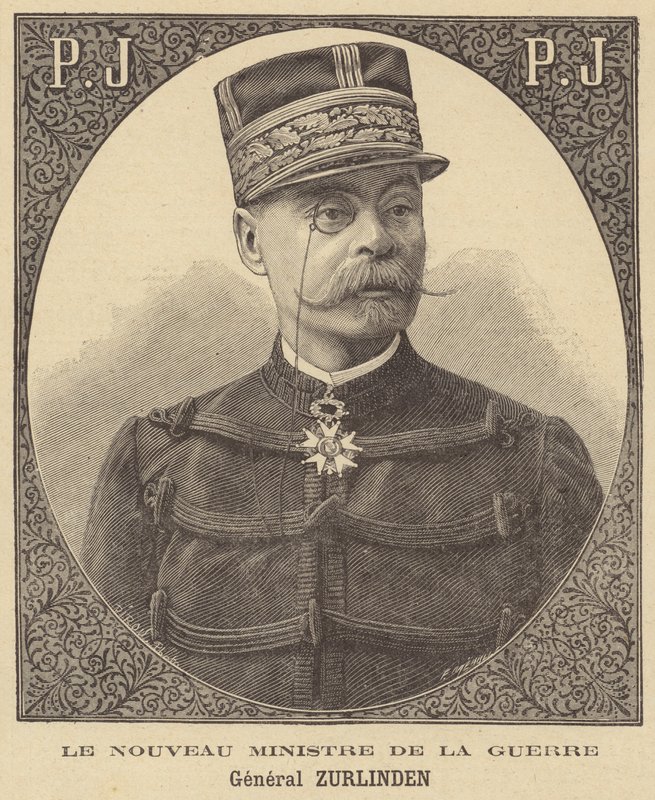 Generał Zurlinden, nowy francuski minister wojny autorstwa French School