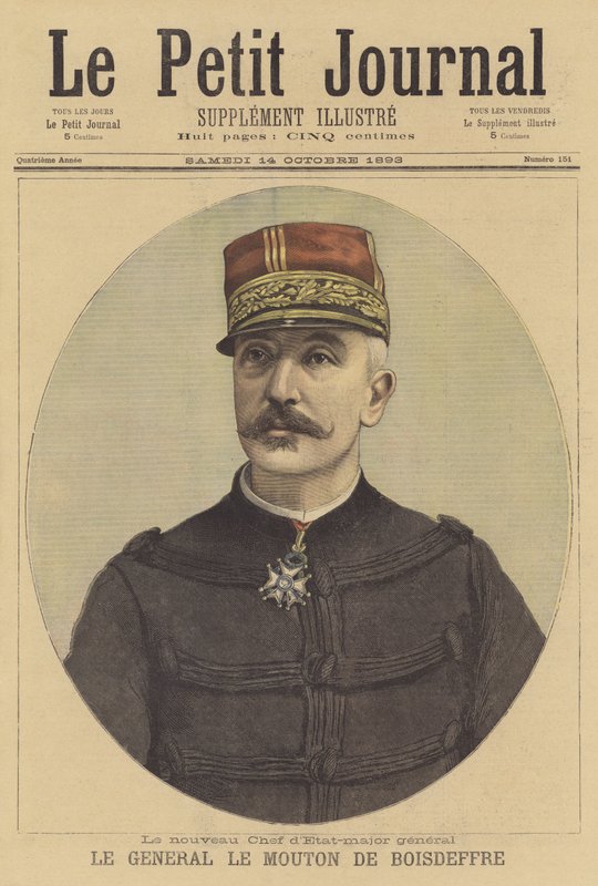 Generał le Mouton de Boisdeffre autorstwa French School