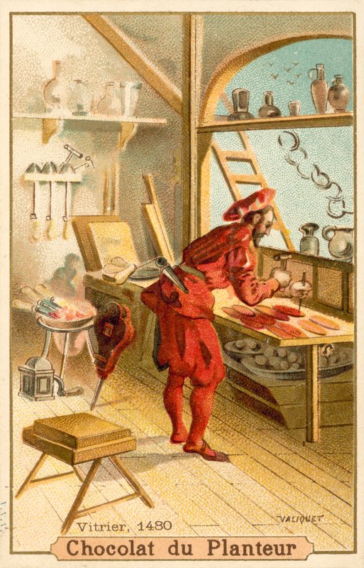 Szklarz, 1480 autorstwa French School