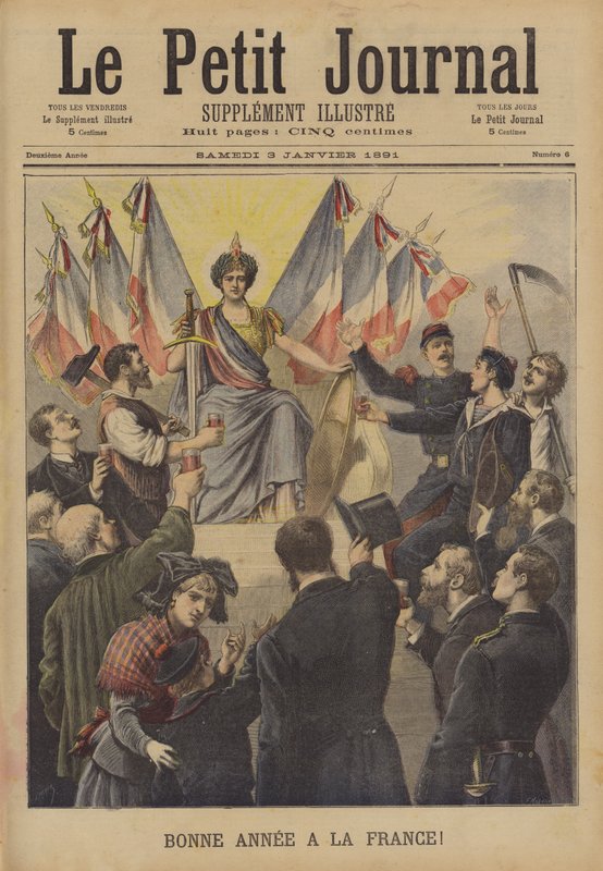 Szczęśliwego Nowego Roku we Francji autorstwa French School