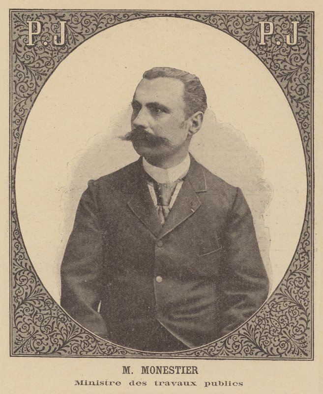 Jean Monestier, francuski minister robót publicznych autorstwa French School