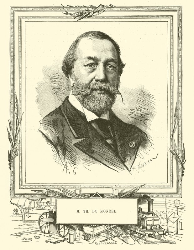 Pan Thomas Du Moncel autorstwa French School