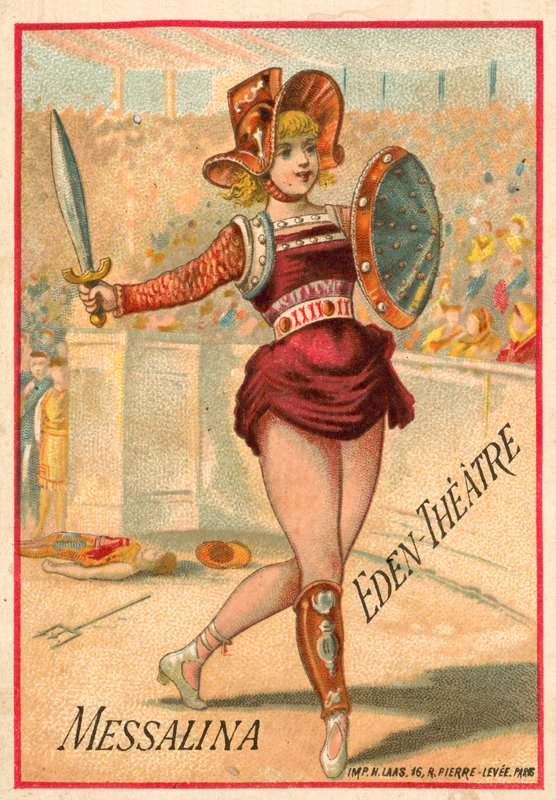 Messalina, balet w Eden-Theatre, Paryż autorstwa French School