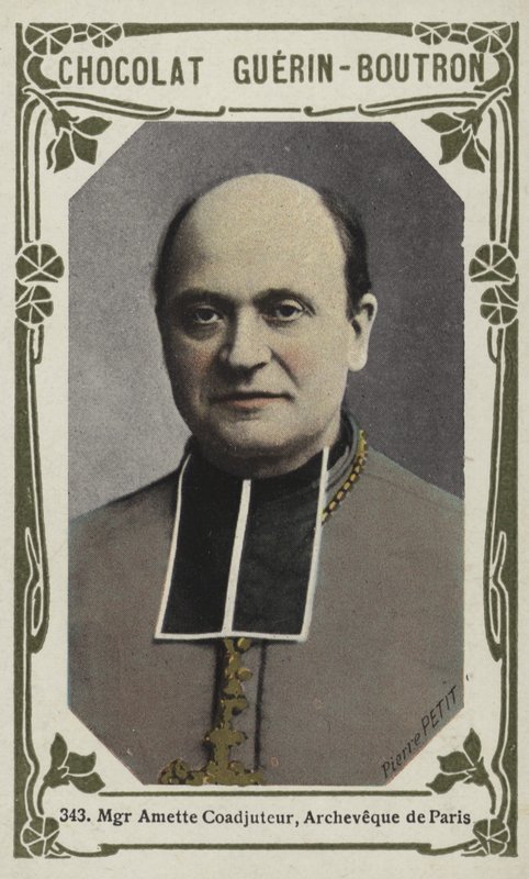 Monsignor Amette Coadiutor, Archeveque de Paris (kolorowe zdjęcie) autorstwa French School