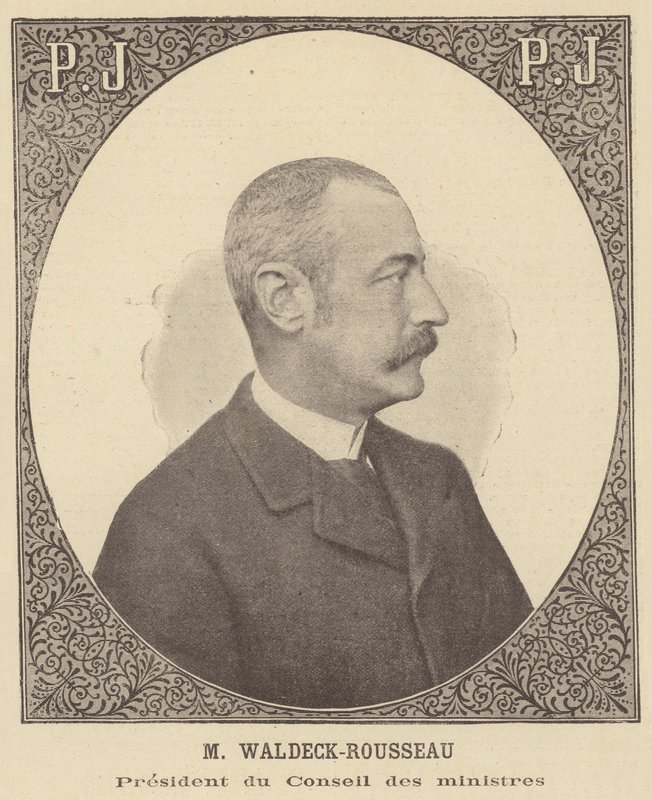 Pierre Waldeck-Rousseau, premier Francji autorstwa French School