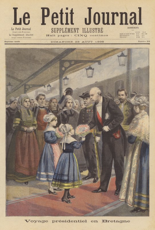 Prezydent Francji Faure z wizytą w Bretanii autorstwa French School