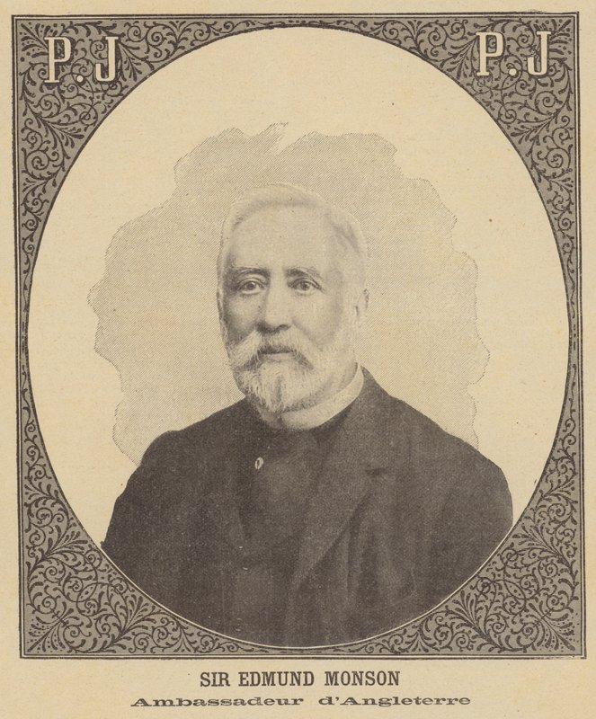 Sir Edmund Monson, brytyjski ambasador we Francji autorstwa French School