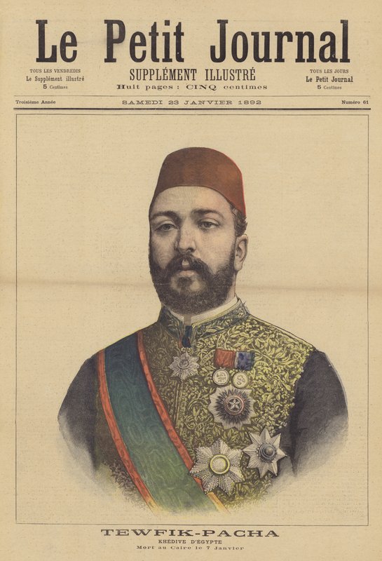 Tewfik Pasza, chedyw Egiptu autorstwa French School