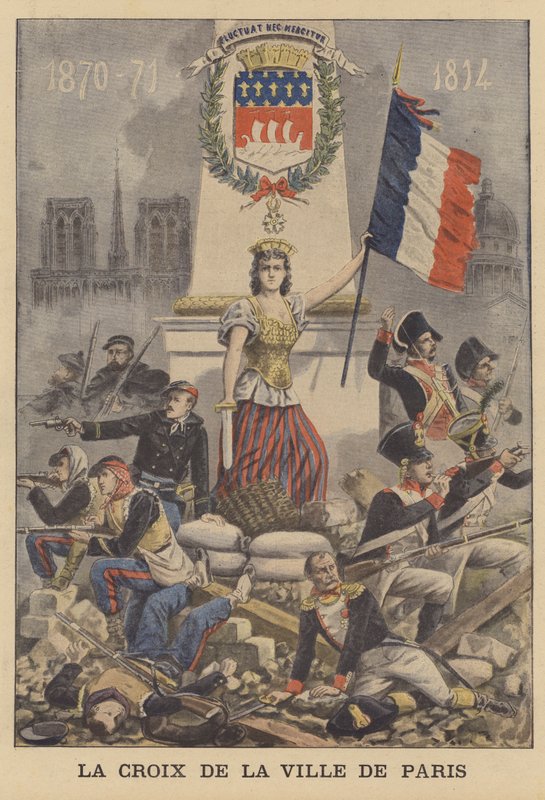 Krzyż Miasta Paryża autorstwa French School