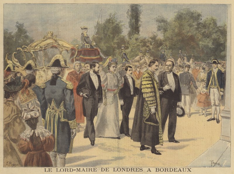 Burmistrz Londynu z wizytą w Bordeaux autorstwa French School