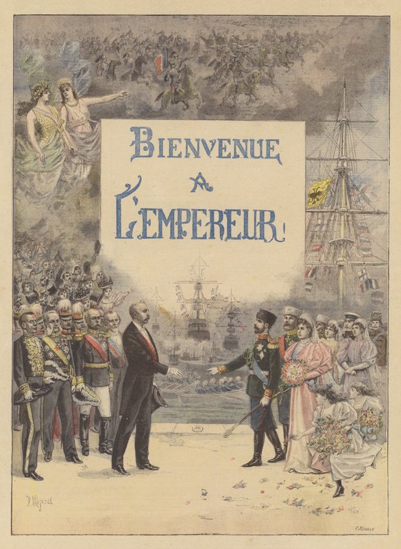 Witamy z Francji u rosyjskiego cara autorstwa French School