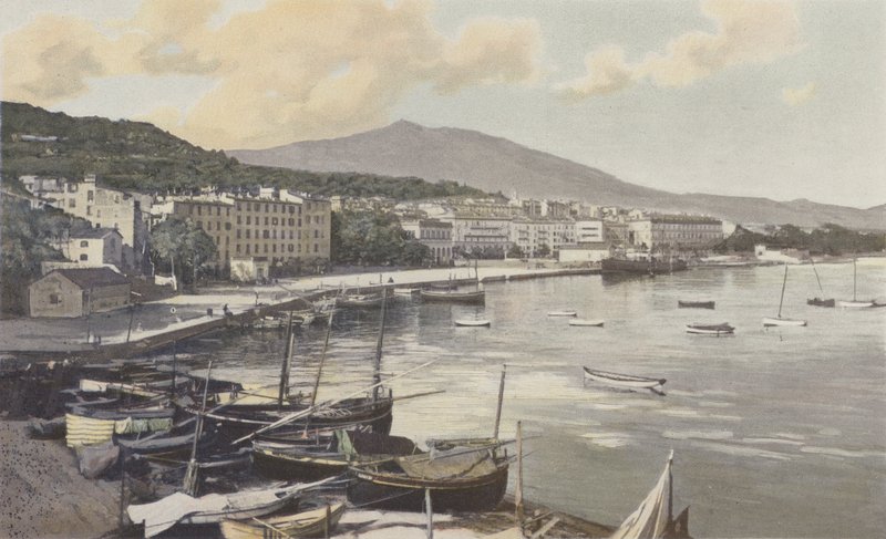 Ajaccio, Port i Miasto autorstwa French Photographer