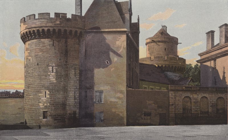 Alencon, zamek, zestaw N E autorstwa French Photographer
