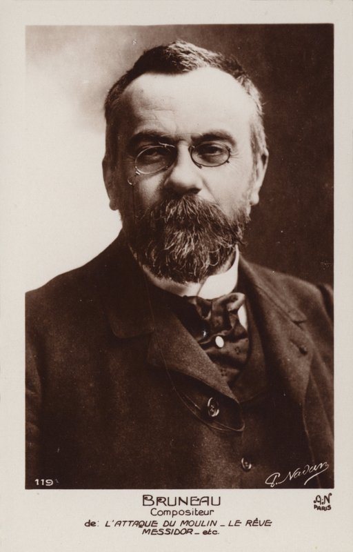 Alfred Bruneau, kompozytor francuski (1857-1934) autorstwa French Photographer