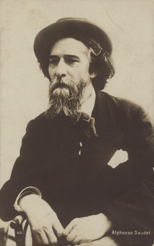 Alphonse Daudet (1840-1897), francuski powieściopisarz autorstwa French Photographer
