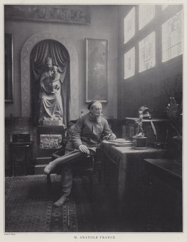 Anatole France , francuski pisarz autorstwa French Photographer