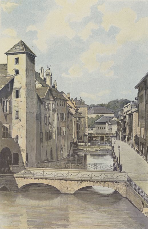 Annecy, Kanał Thioux autorstwa French Photographer