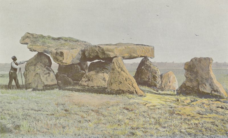 Arcay, Dolmen de Rochebillaude, Cote boczne S autorstwa French Photographer