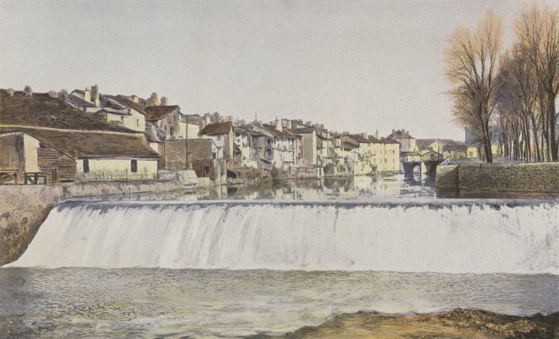 Aurillac, Stare domy nad brzegiem Jordanu autorstwa French Photographer