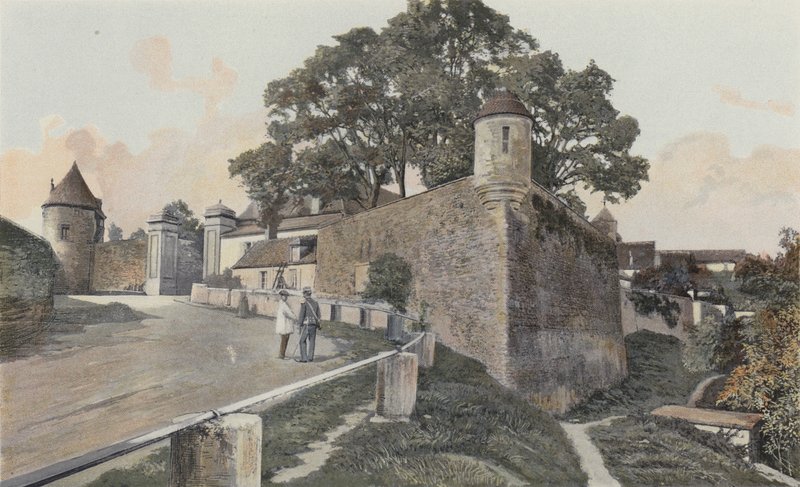 Avallon, Stare fortyfikacje autorstwa French Photographer