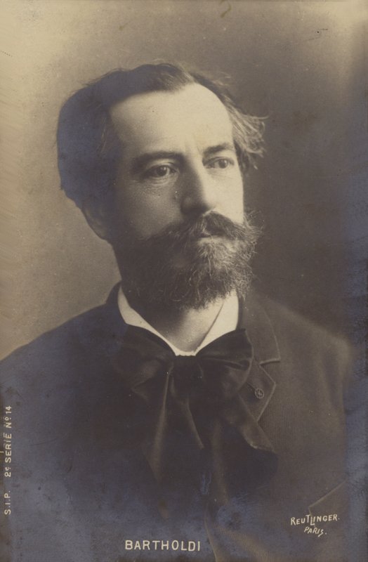 Bartholdi (zdjęcie czarno-białe) autorstwa French Photographer
