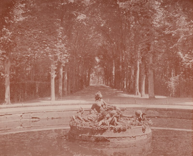 Dorzecze Flory, Park Wersalski (zdjęcie czarno-białe) autorstwa French Photographer