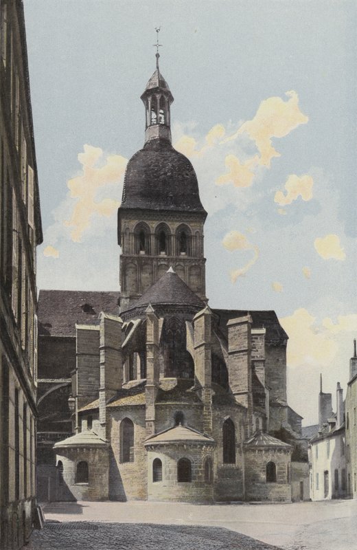Beaune, kościół Notre-Dame, apsyda autorstwa French Photographer