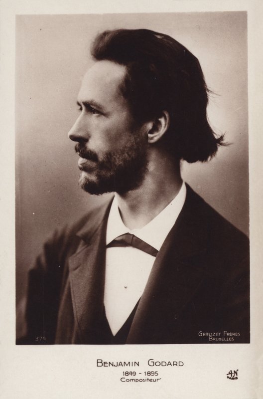 Benjamin Godard, francuski skrzypek i kompozytor romantyczny (1849-1895) autorstwa French Photographer