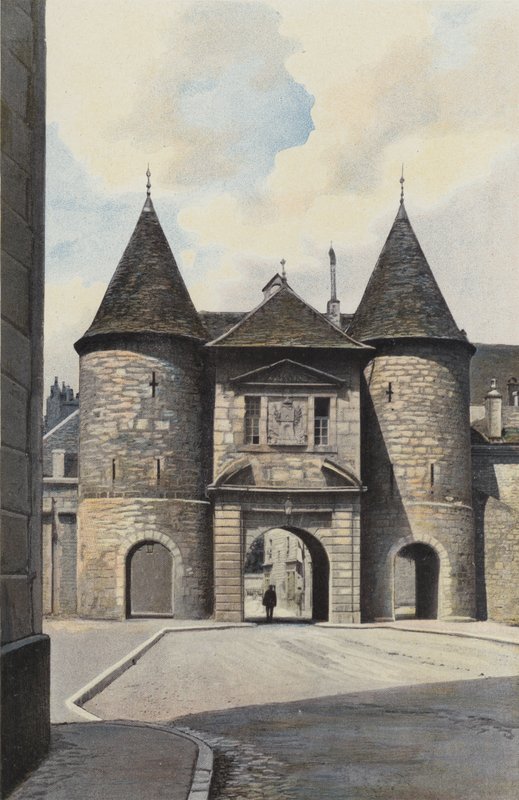 Besancon, odrestaurowana Porte Rivotte autorstwa French Photographer