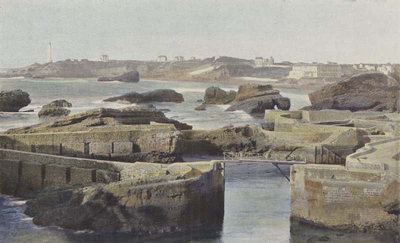 Biarritz, Port Rybaków autorstwa French Photographer