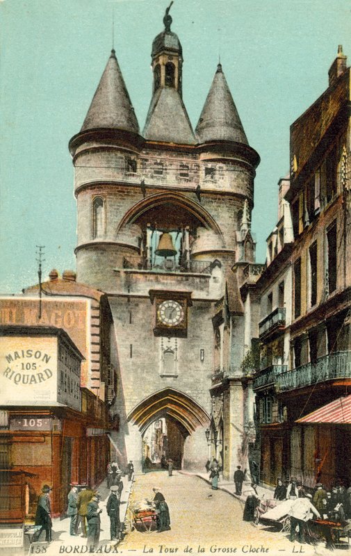 Bordeaux, Francja, Wielka Dzwonnica autorstwa French Photographer