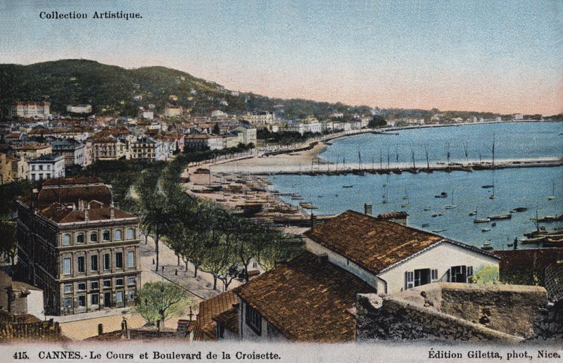 Cannes, Cours i Boulevard De La Croisette autorstwa French Photographer
