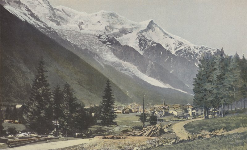 Chamonix, Widok ogólny autorstwa French Photographer