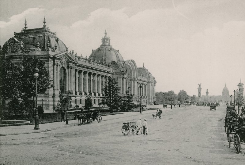 Pola Elizejskie, Let Petit Palais, Pola Elizejskie, Mały Pałac (fotograwiura) autorstwa French Photographer