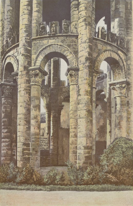 Charroux, Stare Opactwo, Wieża, dolna część autorstwa French Photographer