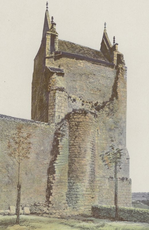 Chauvigny, Chateau dHarcourt, Ensemble S autorstwa French Photographer