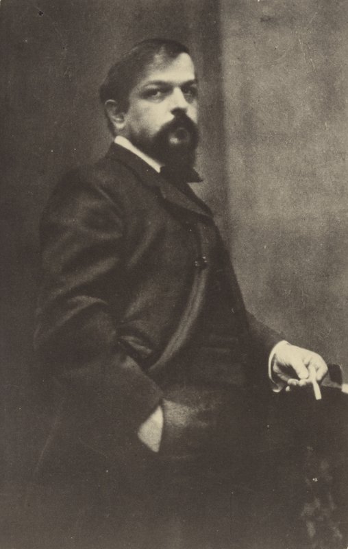 Claude Debussy, kompozytor francuski (1862-1918) autorstwa French Photographer