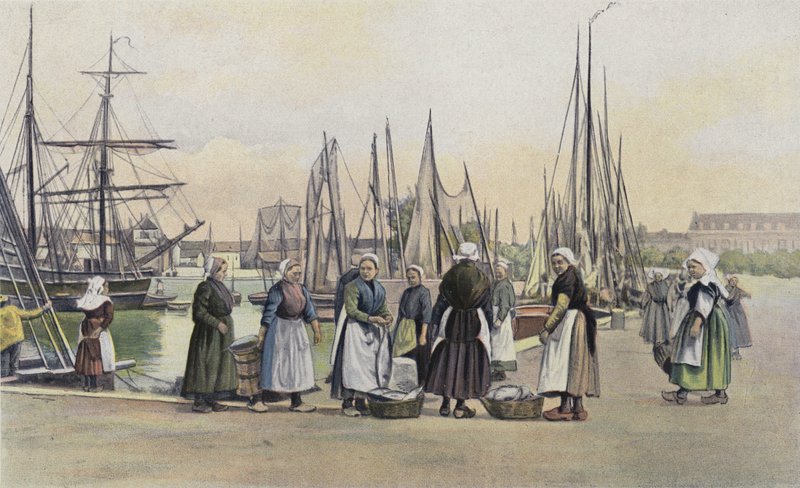 Concarneau, Port autorstwa French Photographer