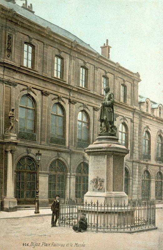 Dijon, Francja, Place Rameau, Muzeum autorstwa French Photographer