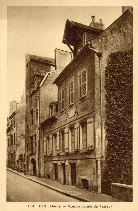 Dole, Jura, miejsce urodzenia Pasteura autorstwa French Photographer