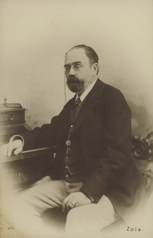 Emile Zola, francuski powieściopisarz, dramaturg i dziennikarz autorstwa French Photographer