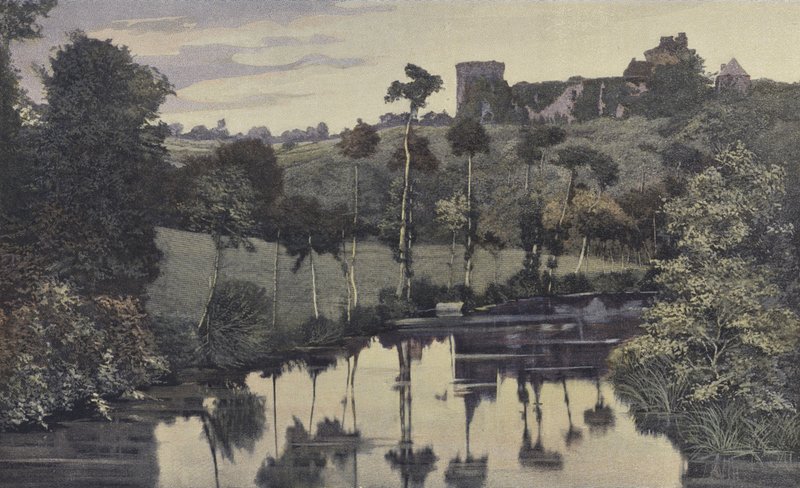 Wokół Lannion, zamek w Tonquedec autorstwa French Photographer