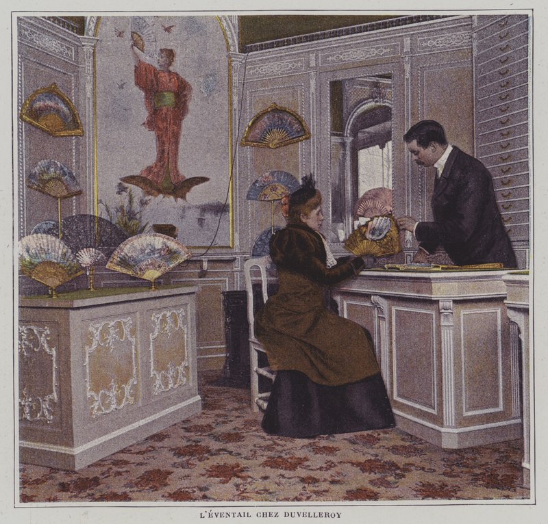 Fani w Duvelleroy, Paryż (kolorowe zdjęcie) autorstwa French Photographer