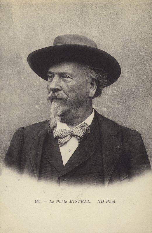 Frederic Mistral (1830-1914), francuski poeta i leksykograf języka okcytańskiego autorstwa French Photographer